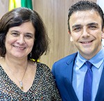 Aliel e Ministra da Saúde