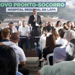 O governador Carlos Massa Ratinho Junior inaugurou o novo Pronto Socorro do Hospital Regional da Lapa