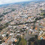 Imagem aérea de Palmeira-divulgação Prefeitura de Palmeira