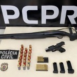 Polícia Civil de Palmeira apreende armas e munições em cumprimento de Mandado de Busca e Apreensão-interna 1-Divulgação Polícia Civil