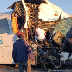 Acidente Onibus Caminhão Colonia Macial - Redes Sociais  (1)