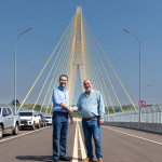 DGB e DGP visitam a Ponte da IntegraÃ§Ã£o